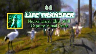 Guild Wars Eye of The North PVE. Life Transfer - Elite Necromancer Skill Capture Visual Guide