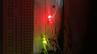 traffic light using arduino uno