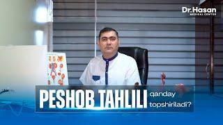 PESHOB TAHLILINI QANDAY TOPSHIRISH KERAK? | SIYDIK ANALIZ | DOCTOR HASAN MEDICAL CENTER