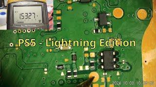 #166 Repair of PS5 with Lightning Damage