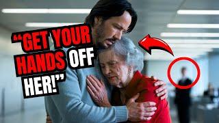 Elderly Woman Humiliated at the Bank - The Staff Freeze When Keanu Reeves Arrives and Takes Over...