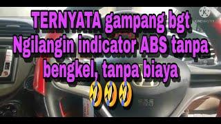 Cara mengatasi indicator ABS nyala. Mudah bgt tanpa biaya.