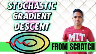 Stochastic Gradient Descent from scratch | Intro to ML Optimization | Foundations for ML