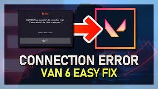 Valorant - How To Fix Error VAN 6