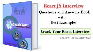 React Interview Questions and Answers Book With best examples | Sahosoft Solutions