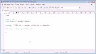 Beginner PHP Tutorial - 48 - String Functions: String Position Part 1
