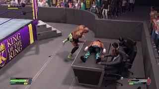 How to put people through the announcers table! WWE 2k22