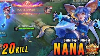 20 Kills!! Finally Nana COLLECTOR Skin is Back!! - Build Top 1 Global Nana ~ MLBB