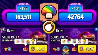 x2 Mighty Mushrooms Solo + Bombs Away Score Rally 42500p & 85000p | Match Masters