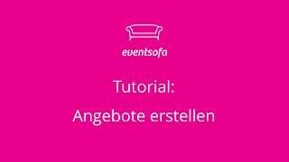 Tutorial Angebot erstellen