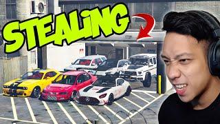 Stealing all "SPORTS CARS" | Familia De carnaper VS Los babaero's | GTA 5 RP