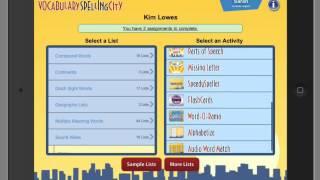 iPad/iPhone App - VocabularySpellingCity