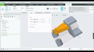 Studycad 3D Exercise 1016 in Creo#3dmodeling #creo