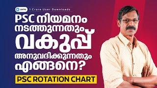 എങ്ങനെയാണ് PSC നിയമനം നടത്തുന്നത് ? PSC Rotation & Allotment of Department - Anil Kumar Sir - Entri