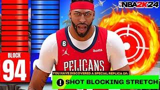 94 BLOCK + 94 DUNK + 90 MID ANTHONY DAVIS BUILD CAN DO EVERYTHING!!! BEST BIGMAN BUILD IN NBA2K24!!!