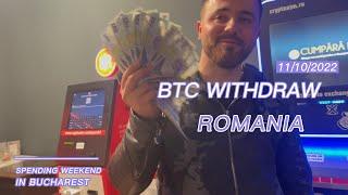 BTC withdraw in Romania