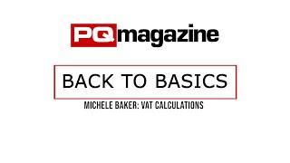 Back to Basics: VAT Calculations