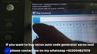 how to reset xerographic and fuser chip xerox 5890,65,45  with xerox auto code generator