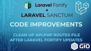 Updates to the Laravel Fortify SPA Authentication, Improvements & Routes File Cleanup