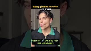 Get a Sharp Jawline #jawline#fitness #motivation #gym #homeworkout #bodybuilding #jawlinegoals #yt