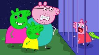 Peppa Pig Zombie ‍️ Zombies visit Peppa City | Peppa Pig Funny Animation