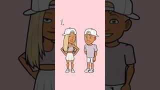 Matching snapchat bitmoji outfits #bitmoji #boy #girl #shorts #couple #shorts