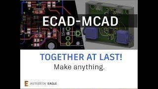 Sneak Peak: ECAD/MCAD workflow with Autodesk EAGLE and Fusion 360