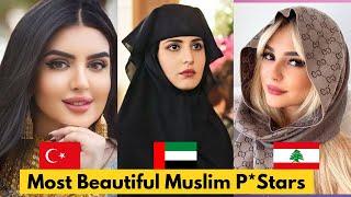 Top 10 Most Beautiful Muslim Prnstars of 2024 || Top Muslim P*Stars ️️