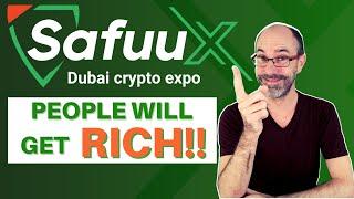 SafuuX blockchain (EARLY ADOPTERS WILL GET RICH) Dubai Crypto Expo 2022