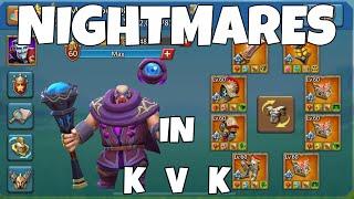 WOODYQ8 CAUSING NIGHTMARES !!! NOWHERE TO HIDE - 4WAY KVK ACTION - Lords Mobile