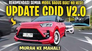 REKOMENDASI MOBIL BALAP TERBAIK TRAFFIC NPC BARU DI CDID UPDATE V2.0 - Car Driving Indonesia