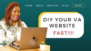 How To Create A Basic Website for Virtual Assistant Business IN 1 DAY