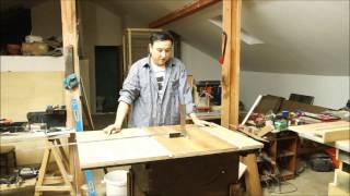 Homemade table saw. Самодельная циркулярная пила своими руками (циркулярка, распиловочный стол)