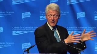 Bill Clinton address at 2014 Center for American Progress Progressive Party