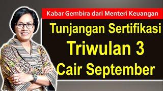 Jadwal terbaru pencairan tunjangan sertifikasi guru triwulan 3 tahun 2021