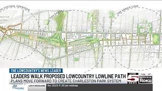 VIDEO: Project team walks the Lowcountry Lowline path to see its full potential