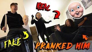 I Pranked Him With FAKE HAPPY DEATH DAY And THE REAL ONE SHOWED UP!!