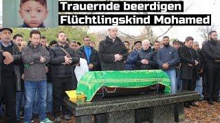 Flüchtlingskind Mohamed in Berlin islamisch beigesetzt