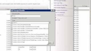 Create vanity URL/Handler Mapping in IIS