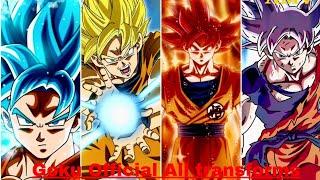 Dragon ball_Goku official forms_AMV_Short #dragonball #dragonballsuperamv #goku #songoku #animeedits