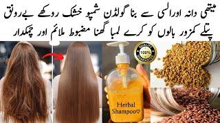 Golden Shampoo For Frizzy Hair | Magical Shampoo For Long Strong Thick Silky Shiny Smooth Hair |