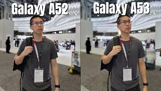 Samsung Galaxy A53 vs A52 Camera Comparison / NYC Car Auto Show
