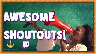 How to Make Your Twitch Shoutouts AWESOME!
