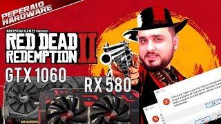 Red Dead Redemption 2 PC - GTX 1060 vs RX 580 / 1080p & 1440p / Problemas bizarros no jogo