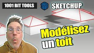 Créer votre toit avec SketchUp et 1001 BIT TOOLS