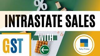 Tally Prime - Intrastate Sales With GST