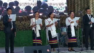 Lower Tiru Baptist Church presentation on 2nd day of Wakching Village Platinum Jubilee (28/12/2024)