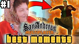 Babushka's Adventures in San Andreas Multiplayer - Best Moments in GTA SAMP #1