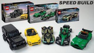 All Lego Speed Champions 2024 June Sets Compilation Speed Build