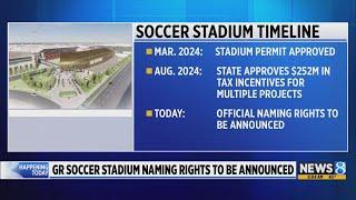 GR soccer stadium naming rights to be announced